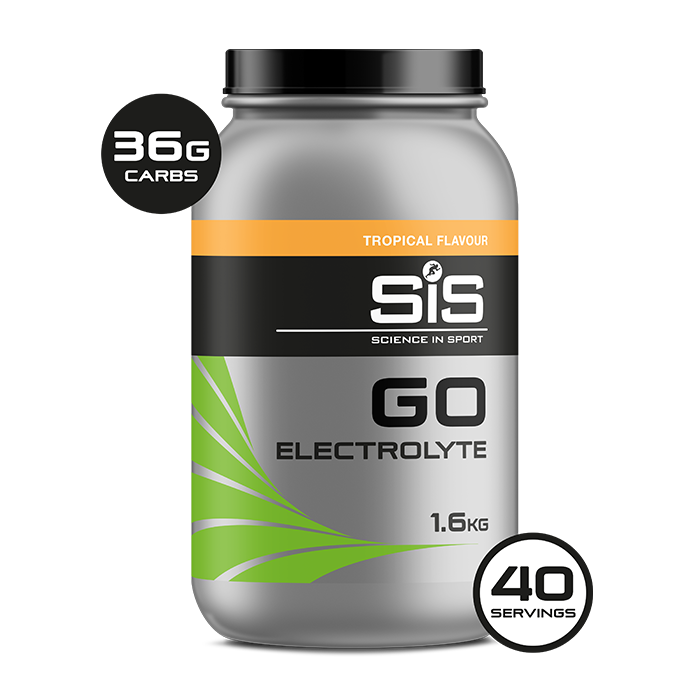 Science in Sport SIS Go Electrolyte - Tropical - 1.6kg Tilbehør > Energiprodukter > Energipulver